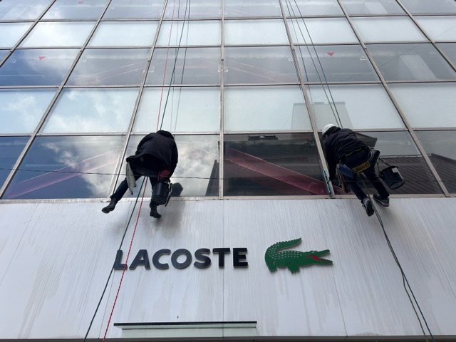 ガラスクリーニング